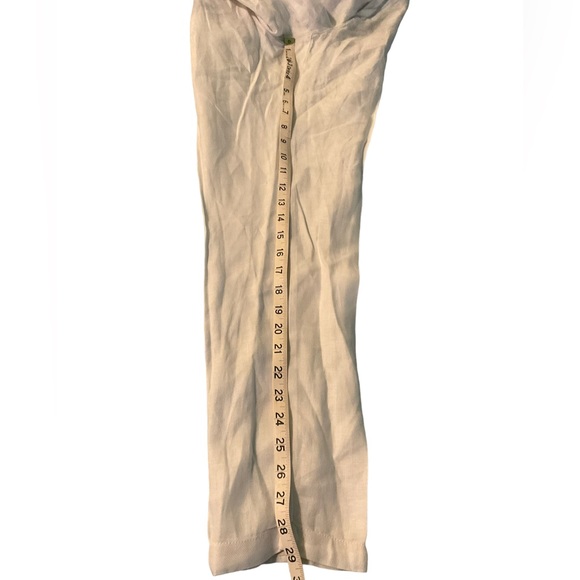 Zara Pants & Jumpsuits Zara White Linen Pants Poshmark